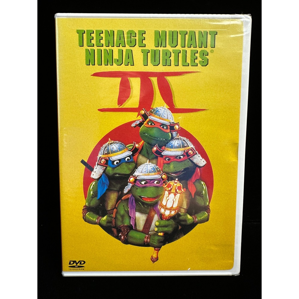 Teenage Mutant Ninja Turtles III DVD 2002 New Line Home Entertainment TMNT 3 New